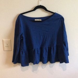 Free people peplum top